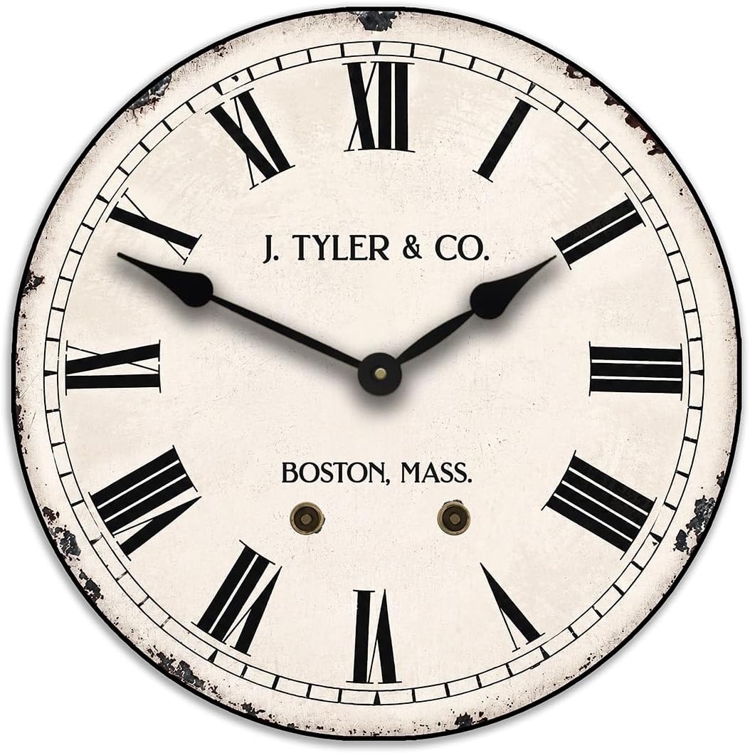 71x8-jDvJdL._AC_SL1080.jpg Ivory Longcase Wall Clock - Image 1
