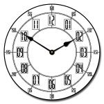 Alton White Clock