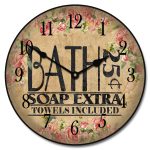 Antique Bath Clock