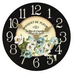 Pansies Clock