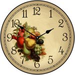 Cornucopia Clock