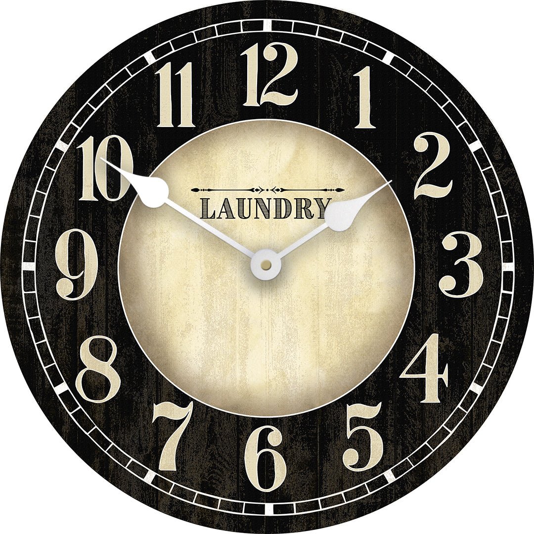 Laundry-Room-non-custom.jpg Antique Laundry Clock - Image 1