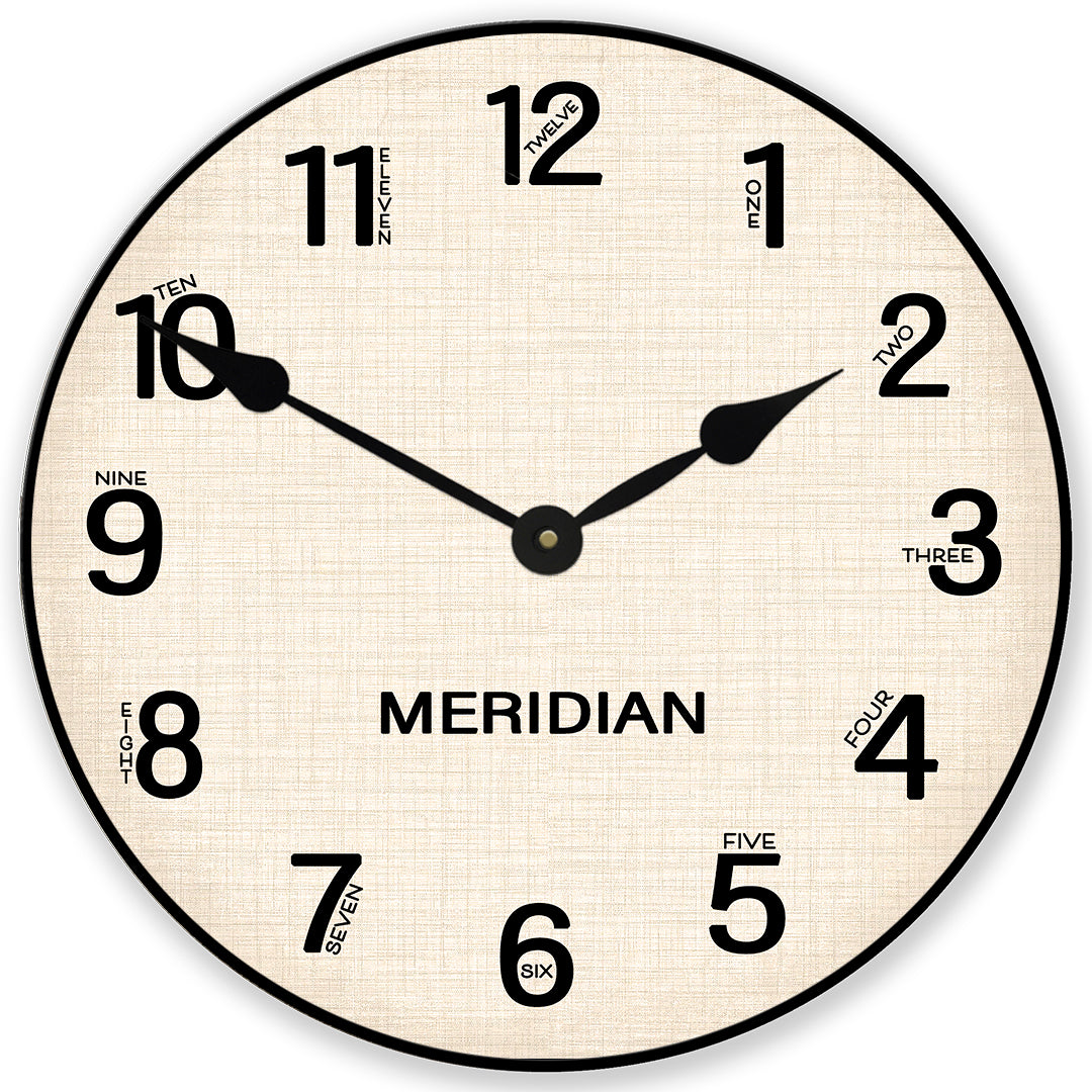 MeridianCanadaclock.jpg Meridian Canada Wall Clock - Image 1