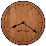 Meridian "Cherry" Wall Clock
