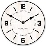 Meridian White Wall Clock
