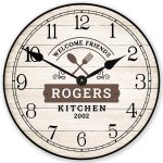 Welcome Kitchen Wall Clock