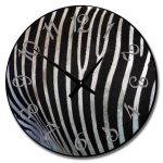 Zebra Clock