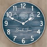 Beach Time Wall Clock