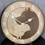 Dog Yoga Clock Zen Yin Yang