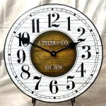 Old Paint Wall Clock