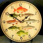 Artistic Fishing Wall Clock 5