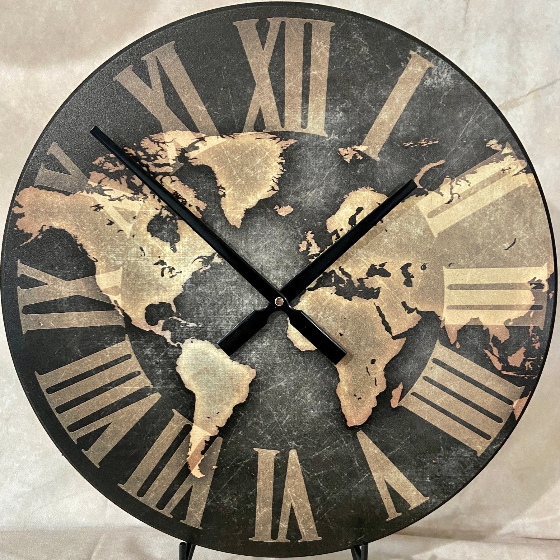 il_fullxfull.5141574294_3ou2.jpg Industrial Map Wall Clock - Image 1