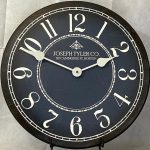 Blue & White Wall Clock
