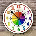 Color Wheel Learning Clock
