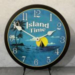 Island Beach Wall Clock