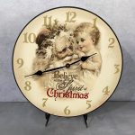Spirit Of Christmas Wall Clock