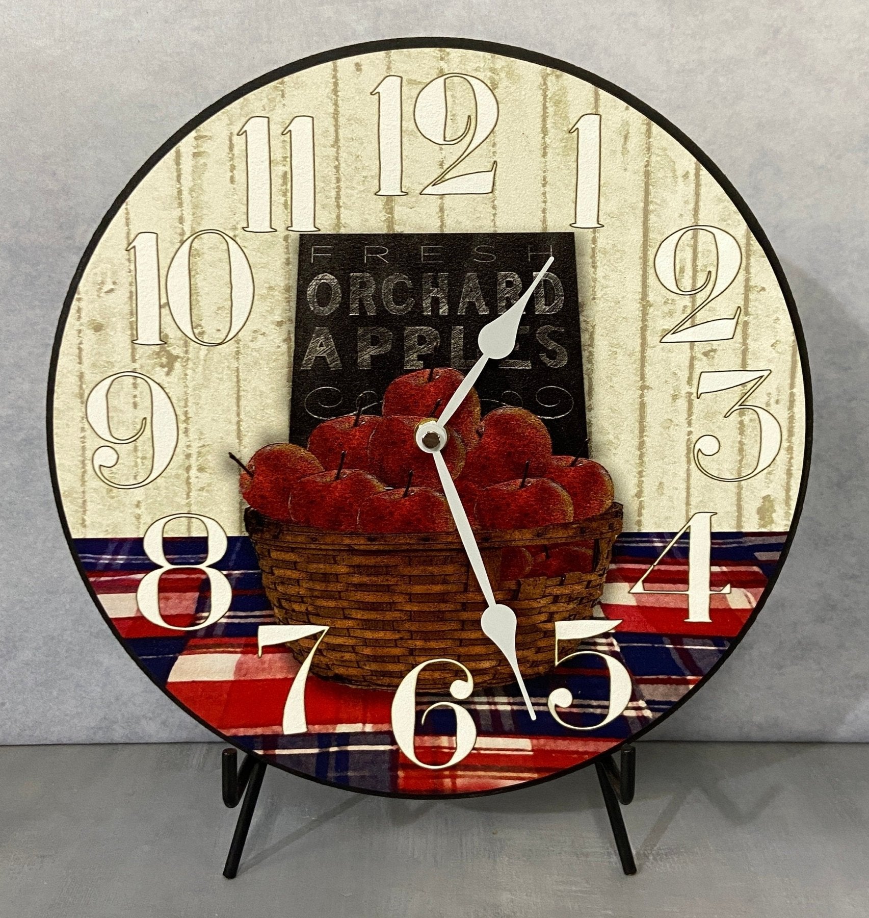 il_fullxfull.5440047701_7bo5.jpg Apple Basket Wall Clock - Image 1