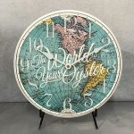 The World Is Your Oyster Map Wall Clock
