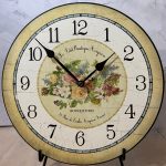 Emilie Floral Wall Clock