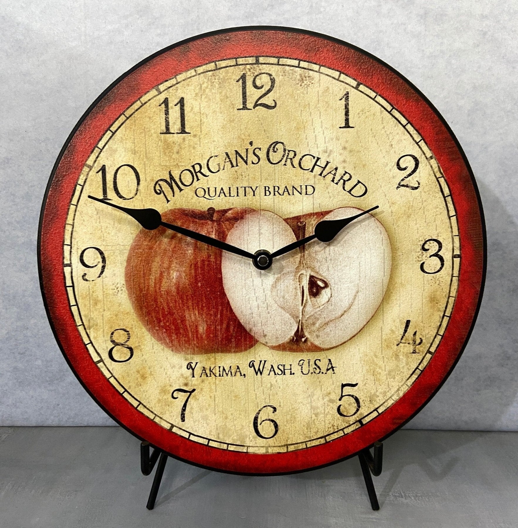 il_fullxfull.5684677752_dzxy.jpg Apple Wall Clock - Image 1