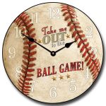 Take Me Out To The Ball Game Wall Clock