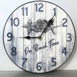 On Beach Time Wall Clock