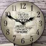 Courage Nautical Wall Clock