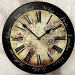 Bon Voyage Wall Clock