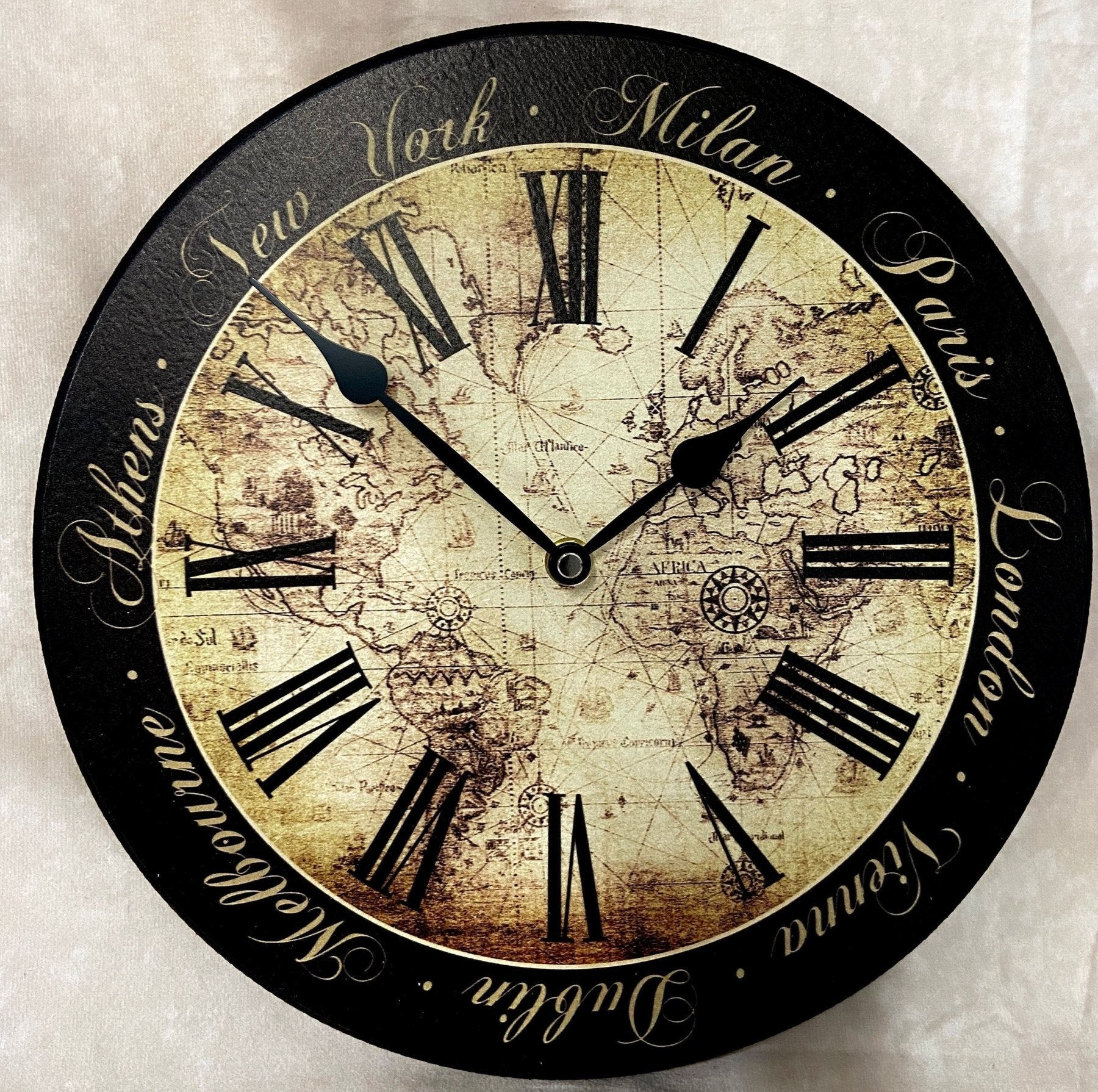 il_fullxfull.5768764033_4hn9.jpg Bon Voyage Wall Clock - Image 1
