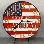 God Bless America Clock