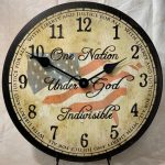 One Nation Under God Wall Clock