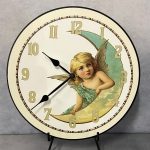 Moon Angel Wall Clock