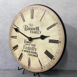 Personalizable Family Wall Clock
