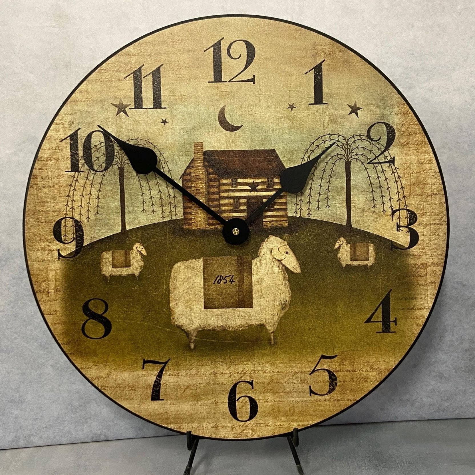 il_fullxfull.6233305263_kqbk.jpg Americana Wall Clock - Image 1