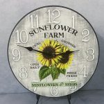 Sunflower Wall Clock
