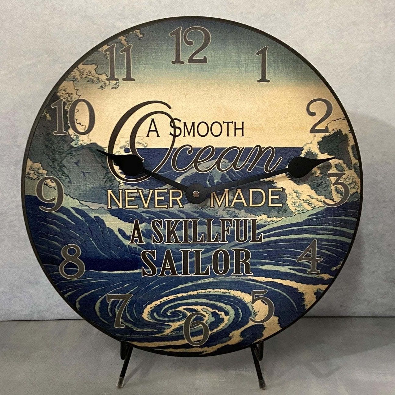 il_fullxfull.6286541428_9a2r.jpg Mariners Resolve Nautical Wall Clock - Image 1
