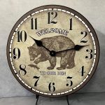 Bear Wall Clock
