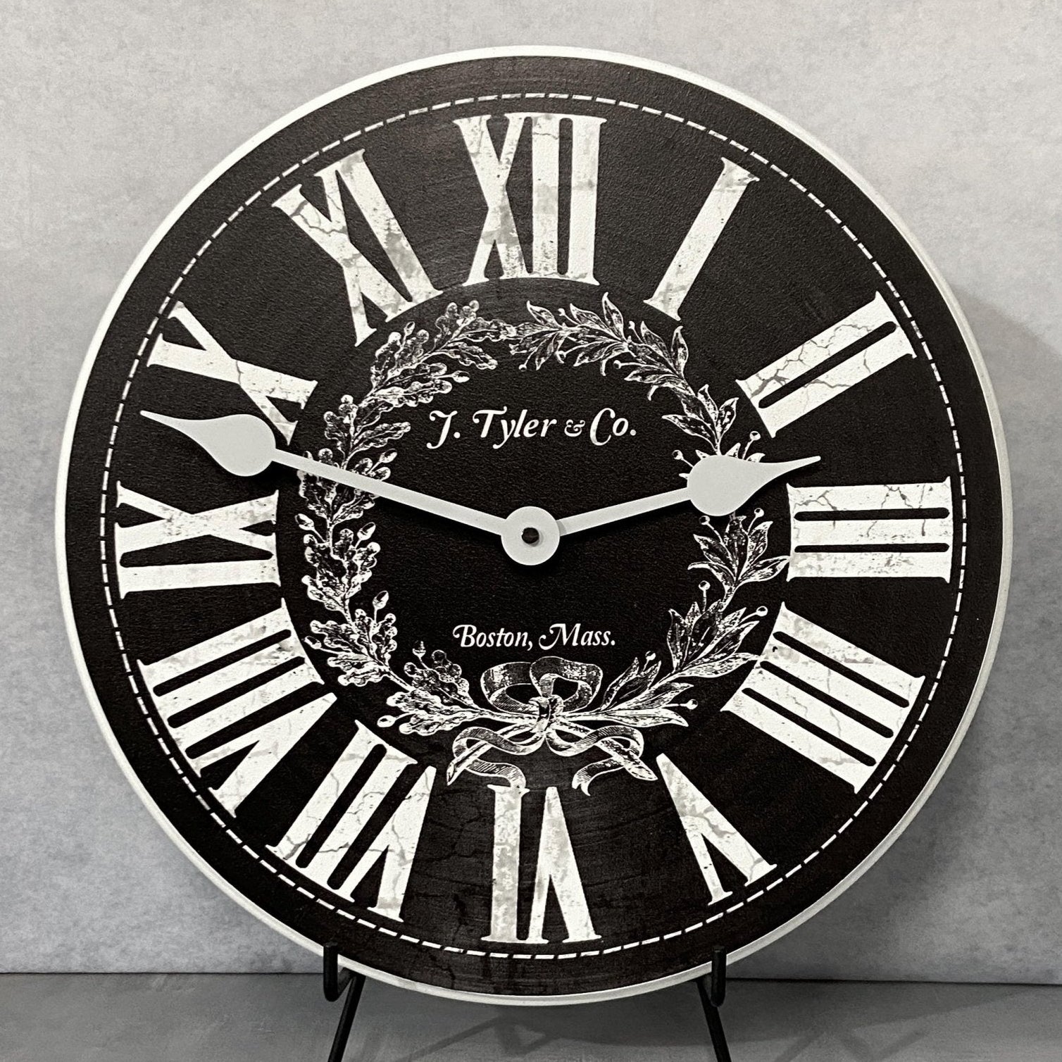 il_fullxfull.6334658619_dqqn.jpg Manor House Black Wall Clock - Image 1