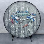 Blue Crab Wall Clock