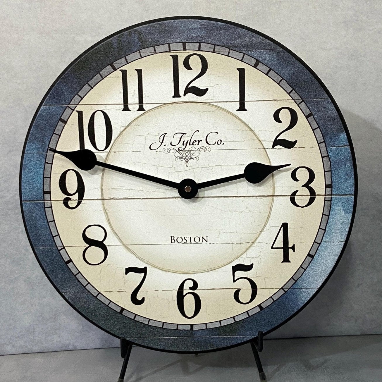 il_fullxfull.6366883773_2utr.jpg Carolina Blue Wall Clock - Image 1