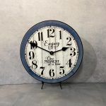 Enjoy Life Blue Wall Clock
