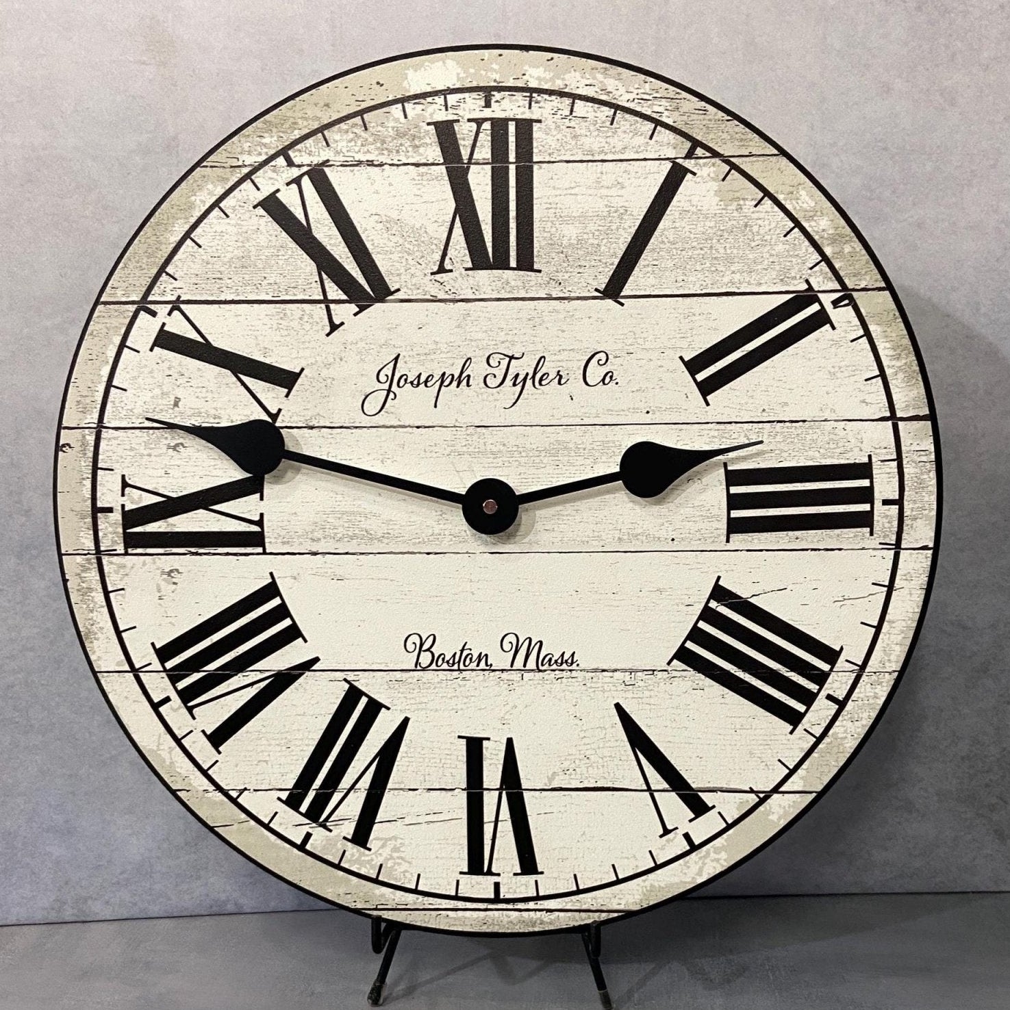 il_fullxfull.6369402449_5c0e.jpg American Tyler Ivory Wall Clock - Image 1