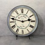 Blue Flower Wall Clock