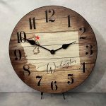 Washington State Wall Clock