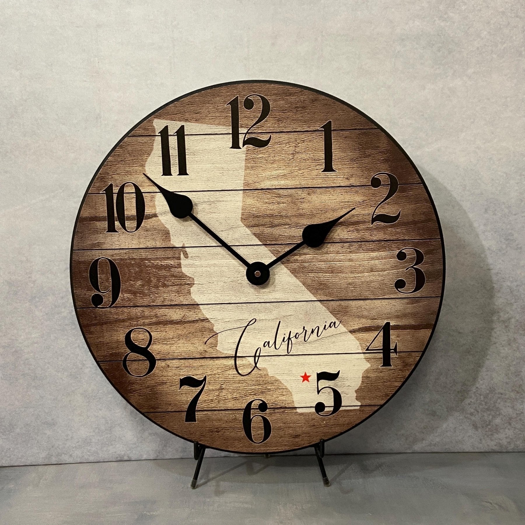 il_fullxfull.6418689825_t4d0.jpg California State Clock Or ANY State Wall Clock - Image 1
