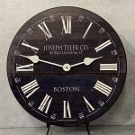 Barnwood Navy Blue Wall Clock